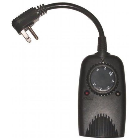 SOUTHWIRE Coleman Cable 2001 Black Outdoor Mechanical Timer With Photoelectric Eye 2001